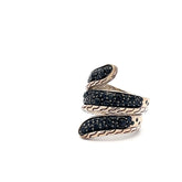 Pre-Owed John Hardy Classic Chain Black Sapphire Coil Wrap Ring